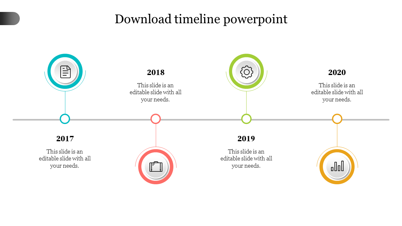 Download Timeline PowerPoint Presentation Slide Templates