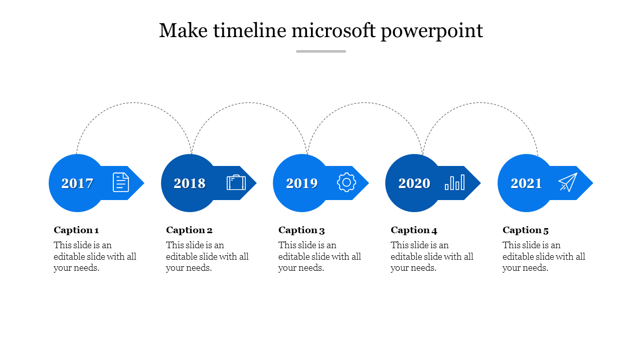 Check how to Make Timeline Microsoft PowerPoint Design