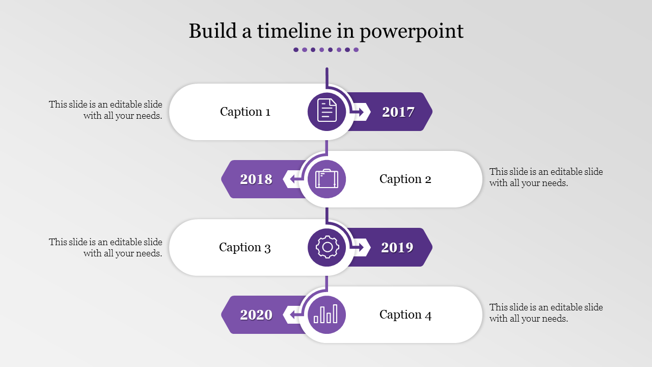 Enrich your Build a Timeline in PowerPoint Template Design