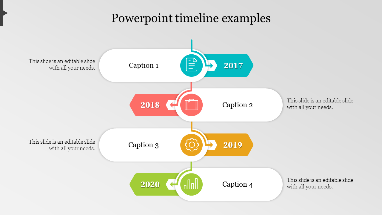 Stunning PowerPoint Timeline Examples Slide Design