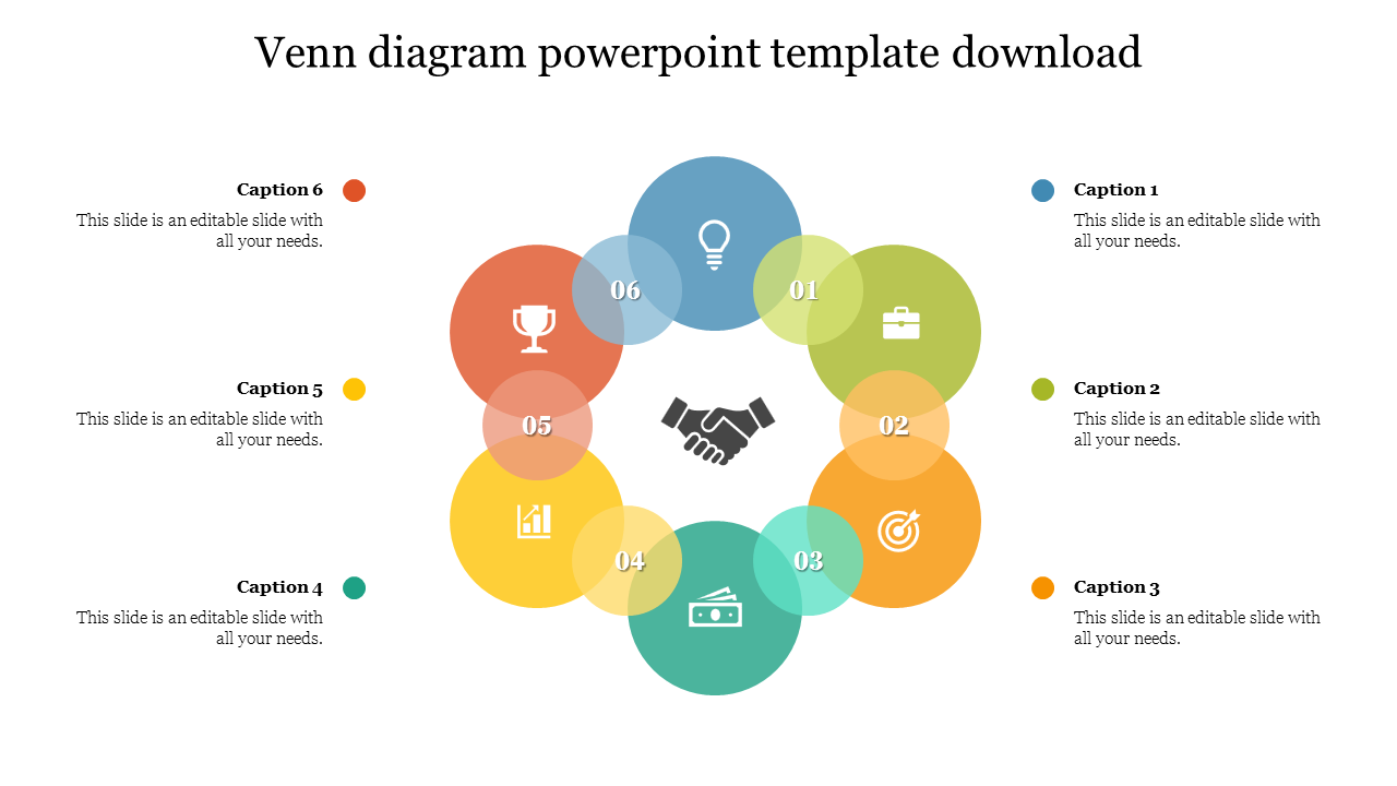 Download Venn Diagram PowerPoint Template for Analysis