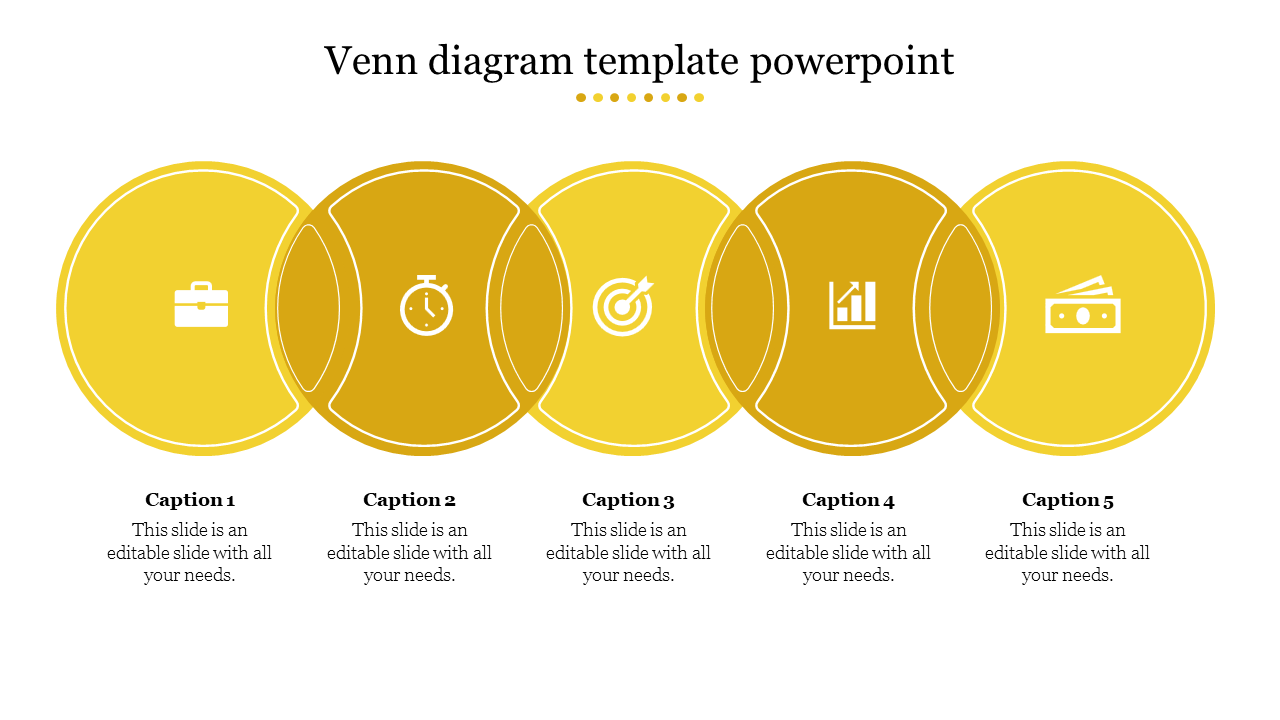 Creative Free Venn Diagram Template PPT Presentation