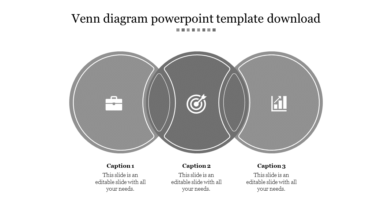 Best Venn Diagram PowerPoint Template Download