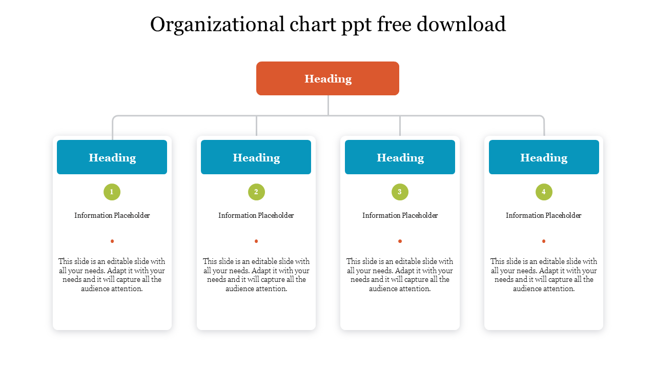 Effective Organizational Chart PPT Free Download