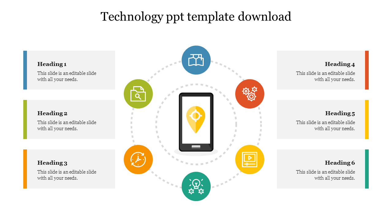 Stunning Technology PPT Template Download