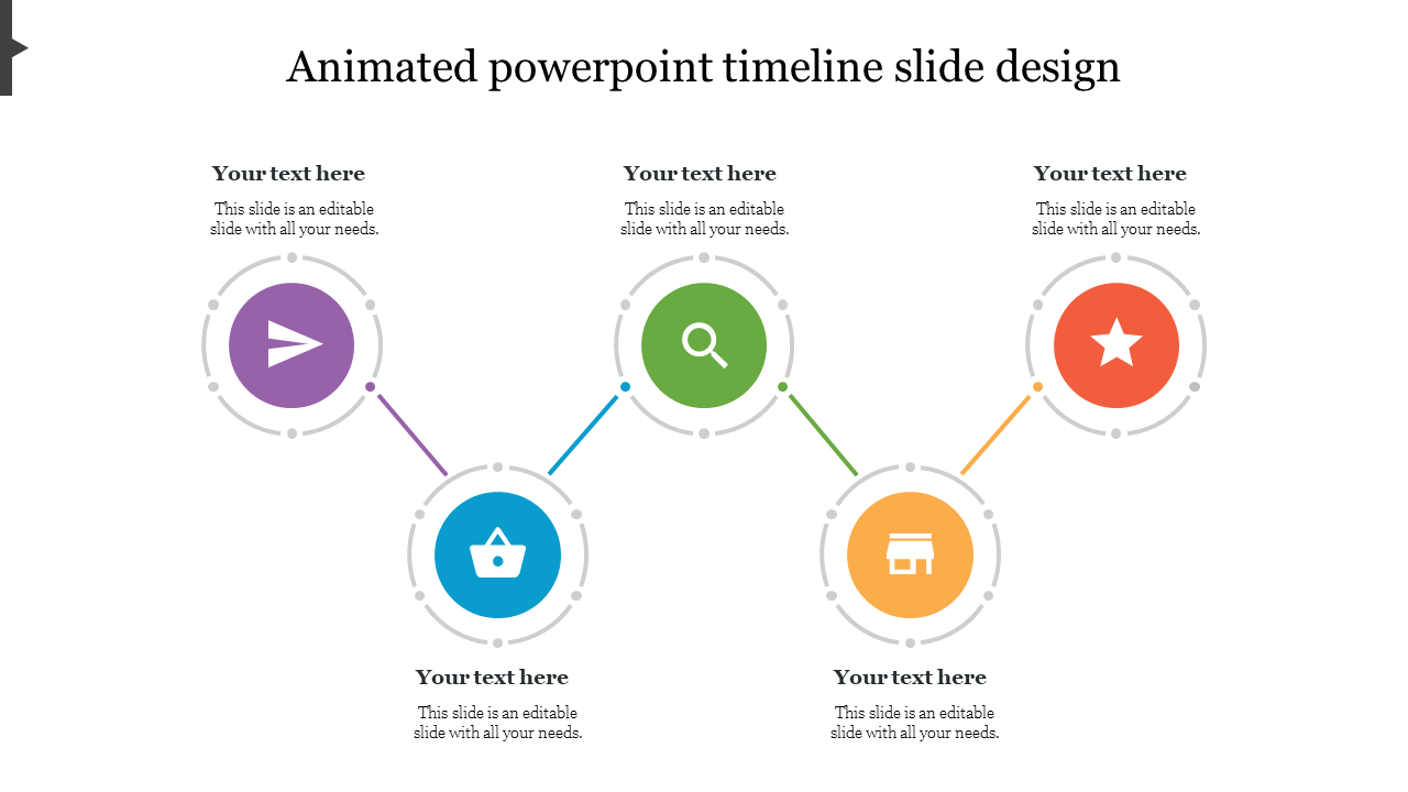 animated powerpoint timeline slide design tutorial