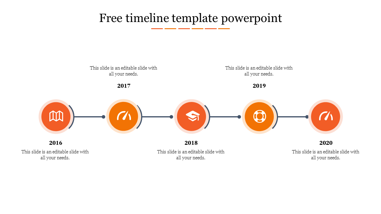 Free Timeline Template PowerPoint and Google Slides