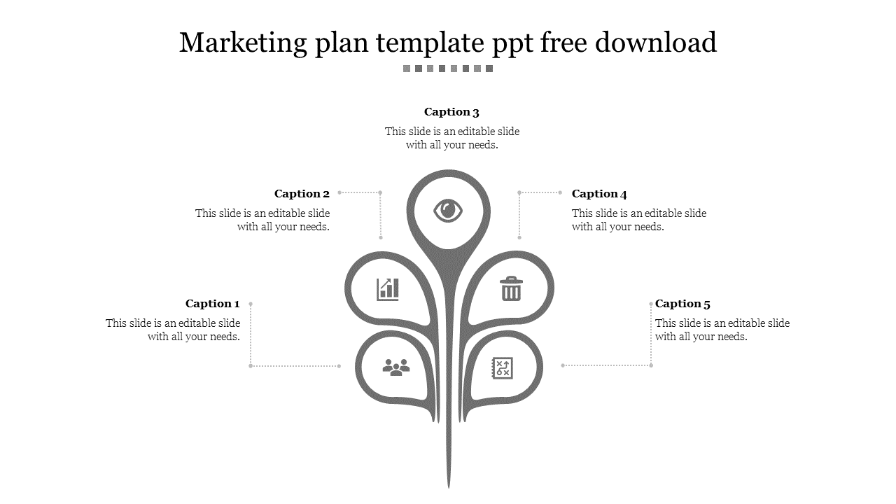 Customized Marketing Plan Template PPT Free Download