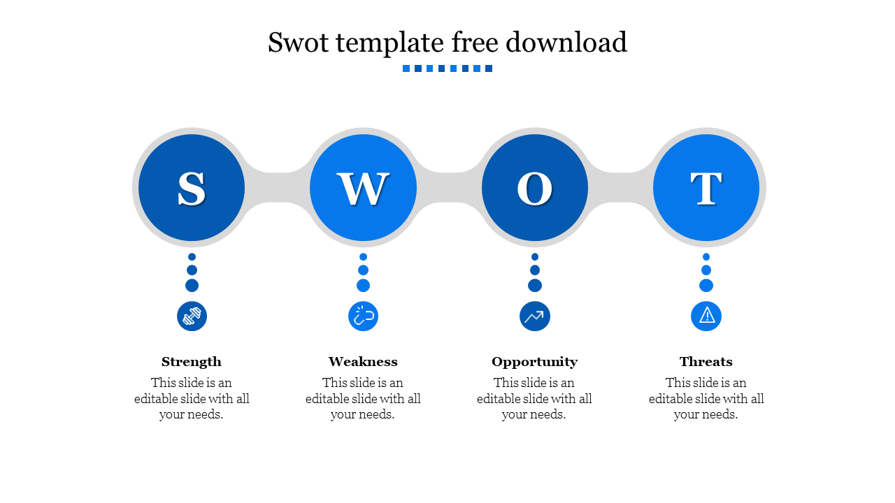 Our Predesigned SWOT Template Free Download