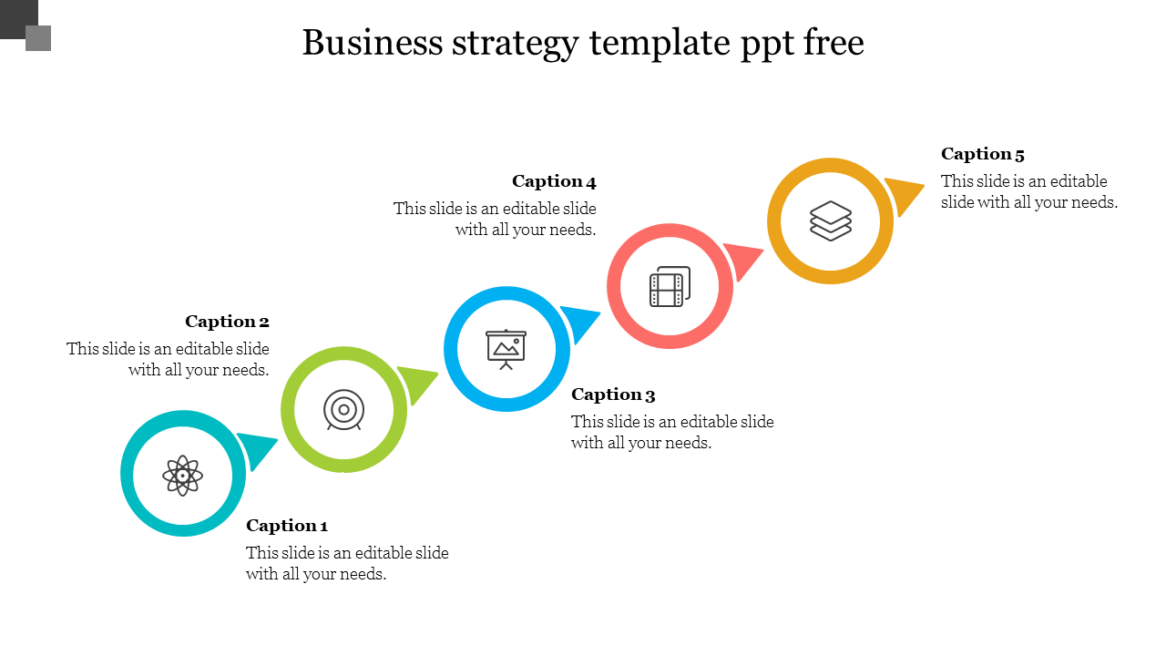 Amazing Business Strategy Template PPT Free