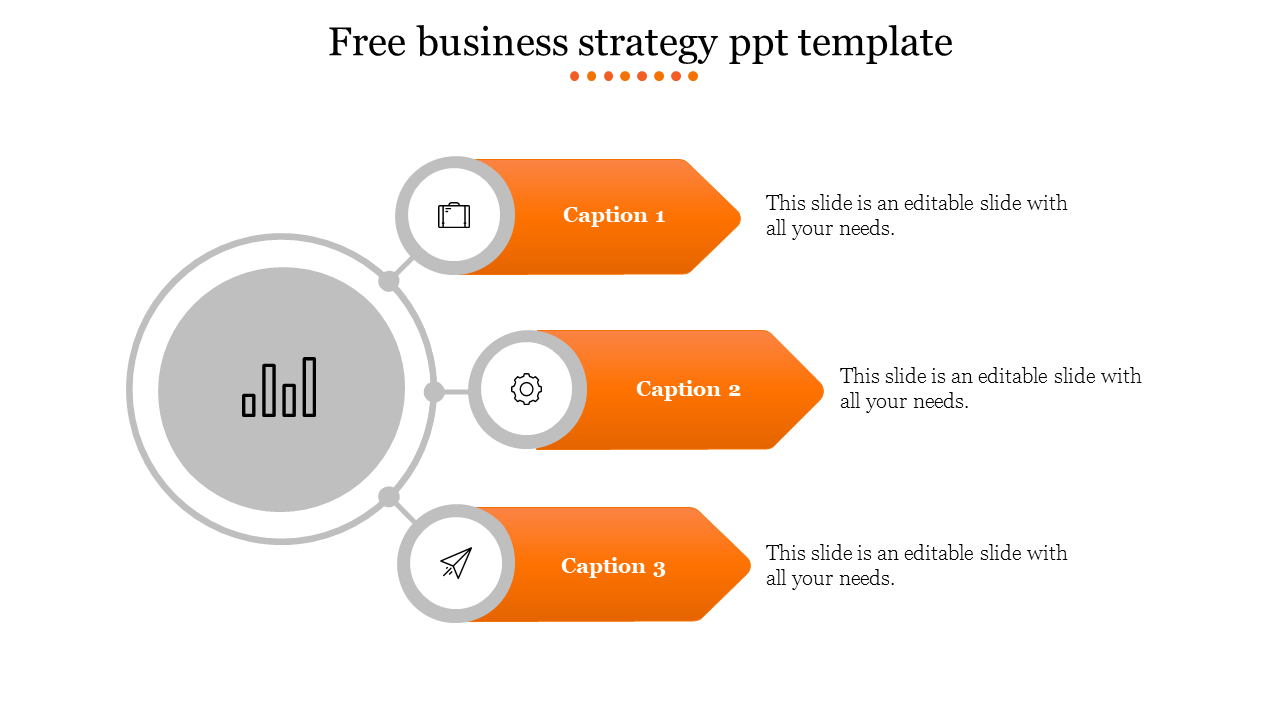 Download Free Business Strategy PPT Template Diagram