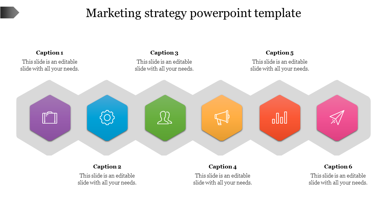 Multicolor Marketing Strategy PowerPoint Template