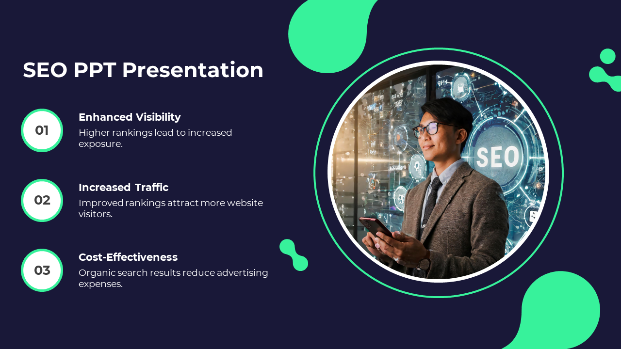 Attractive SEO PowerPoint And Google Slides Template