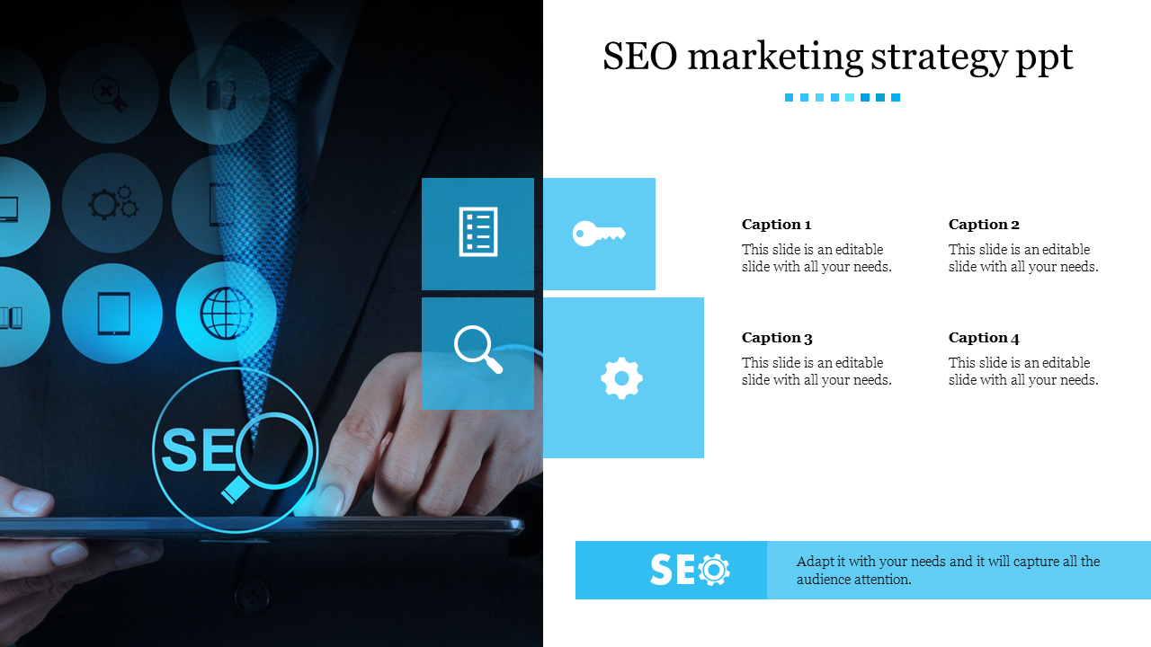 Innovative SEO Marketing Strategy PPT Presentation