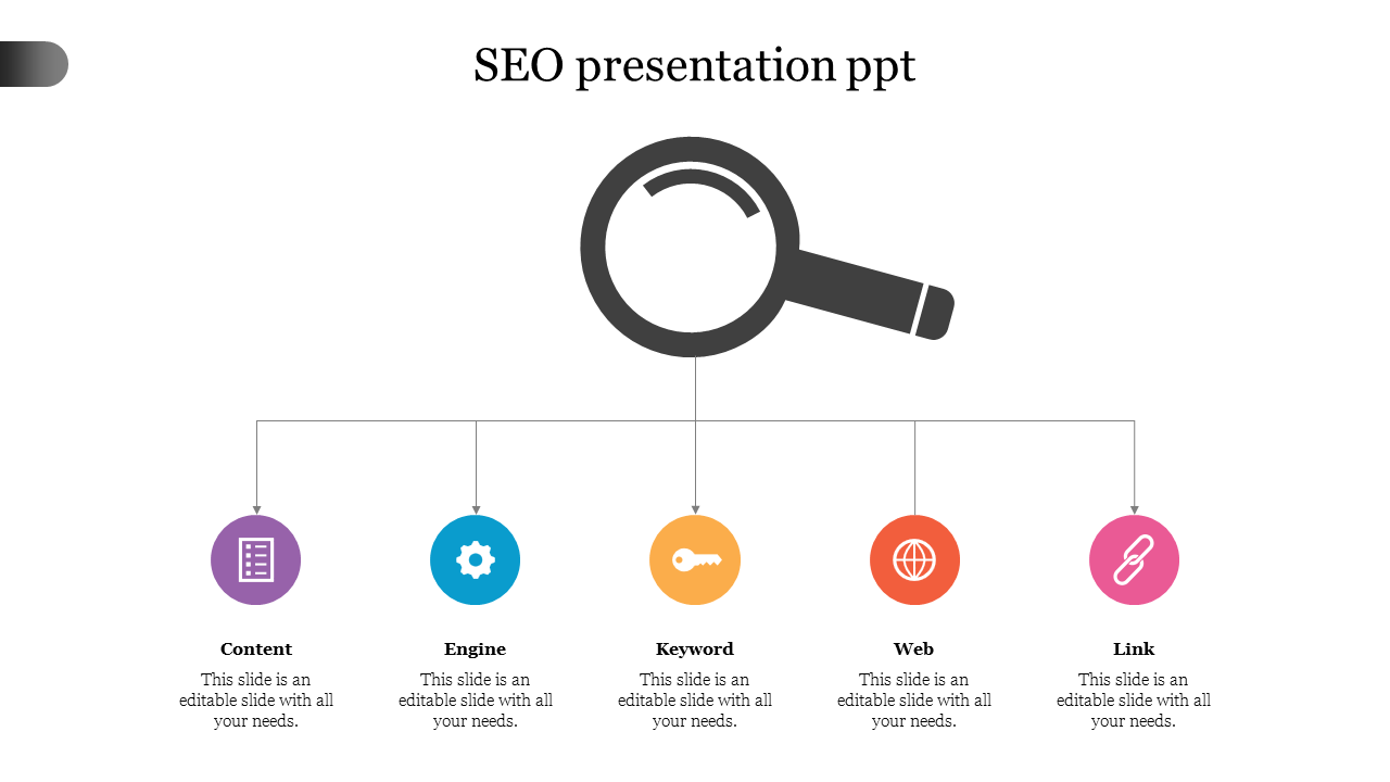 Attractive SEO Presentation PPT Template Presentation