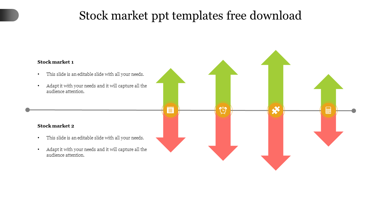 Use Stock Market PPT Templates Free Download