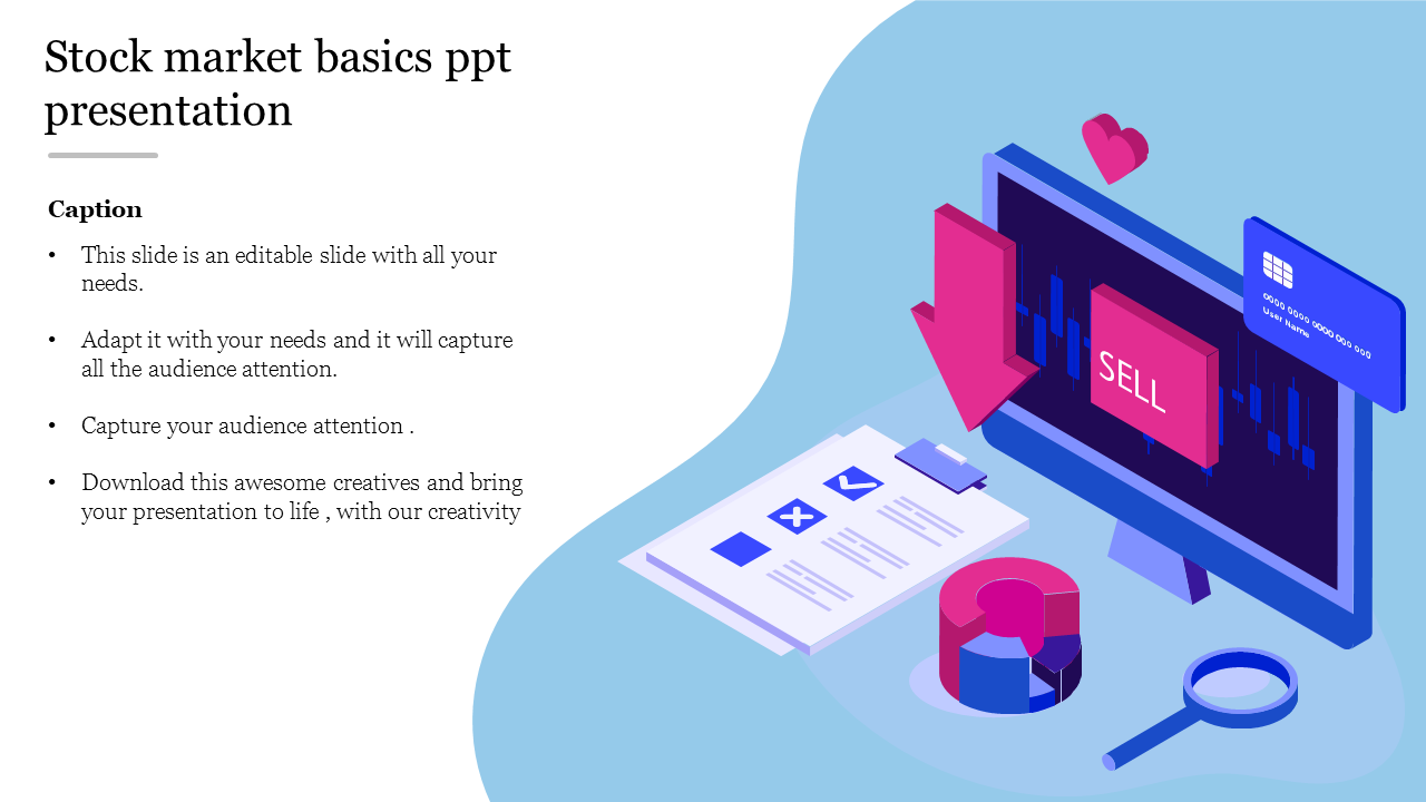 Editable Stock Market Basics PPT Presentation Template