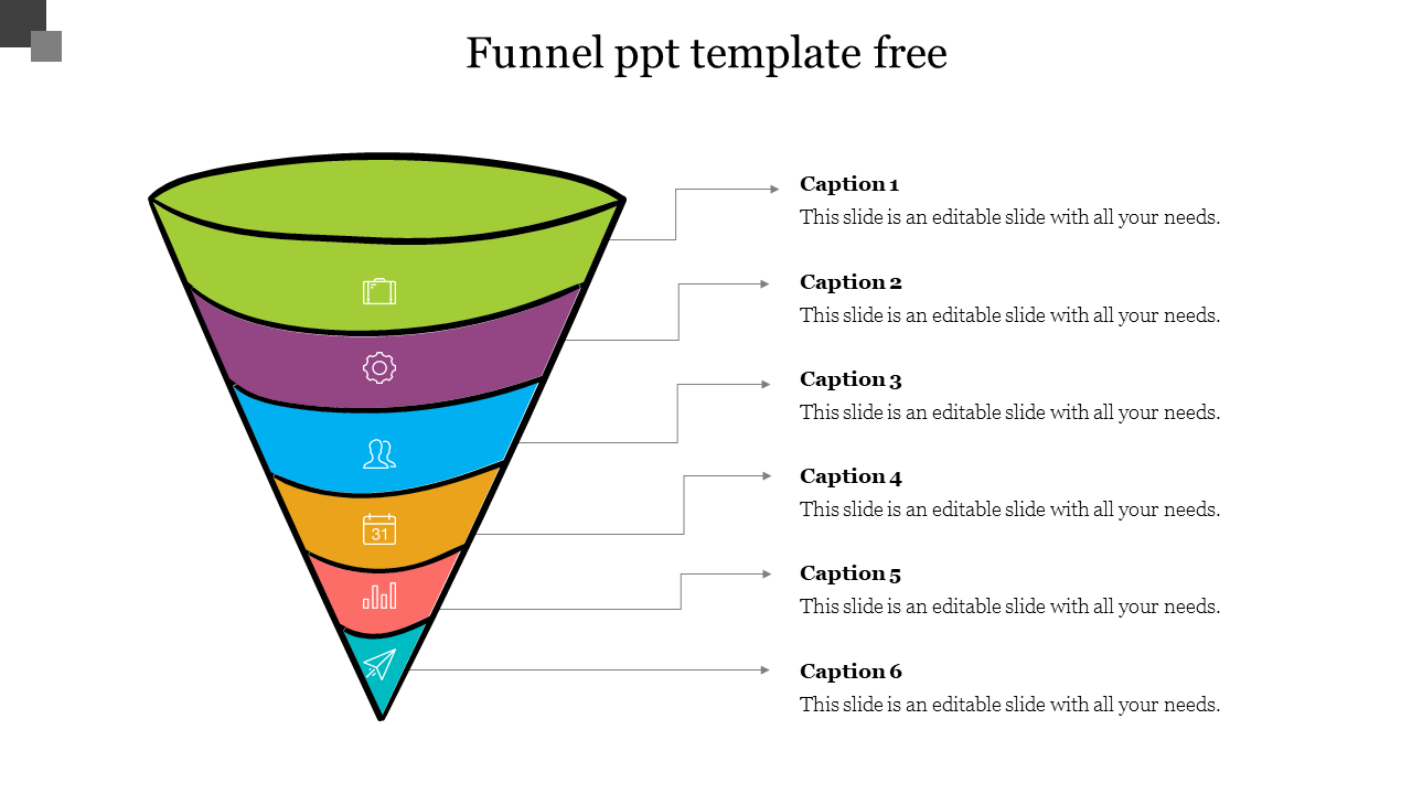 Funnel PowerPoint Presentations Template Free Google Slides