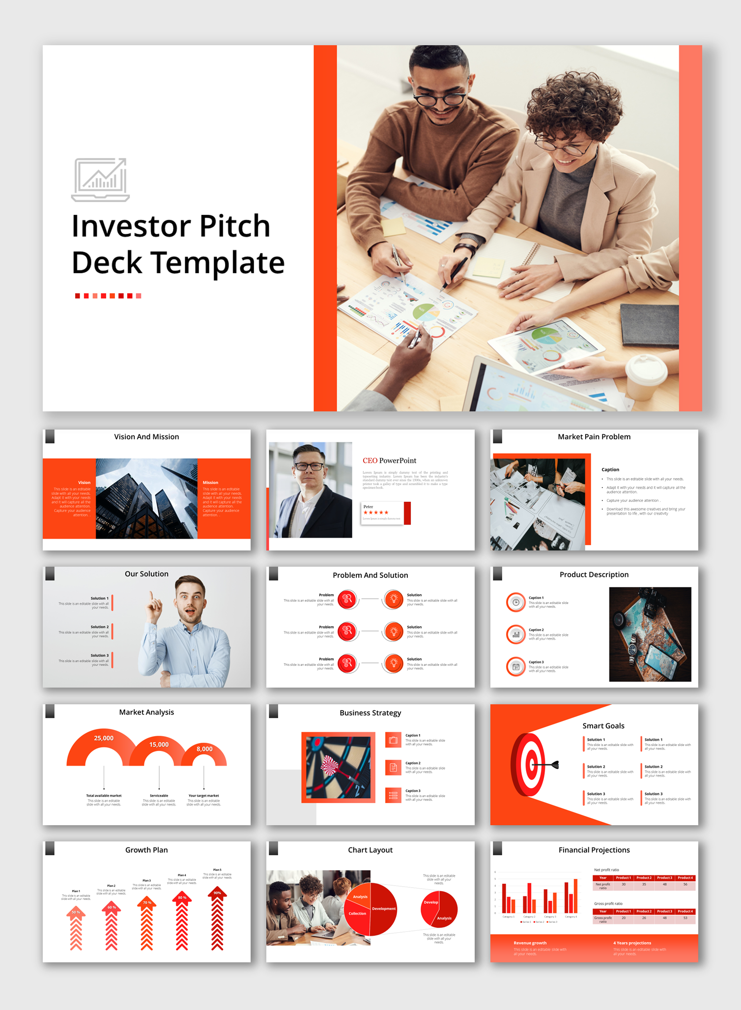 Download Investor Pitch Deck PowerPoint And Google Slides