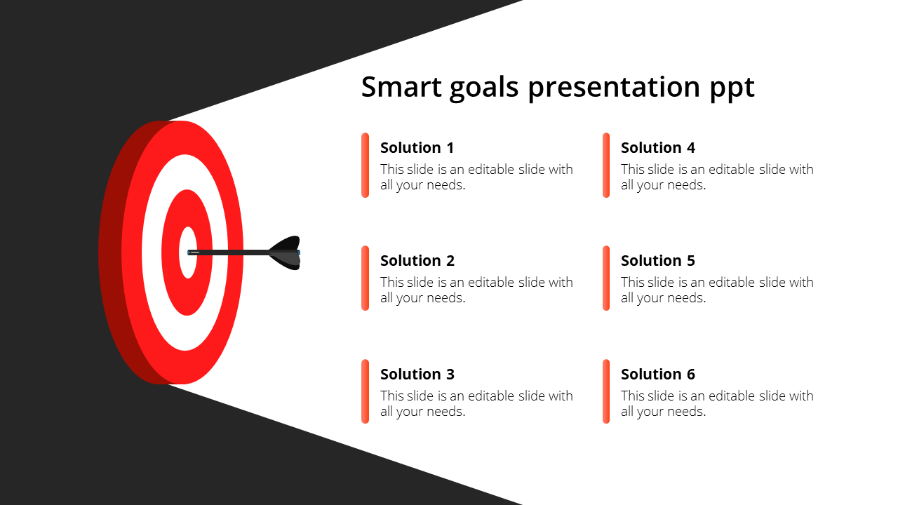 Best Smart Goals Presentation PPT Template Designs