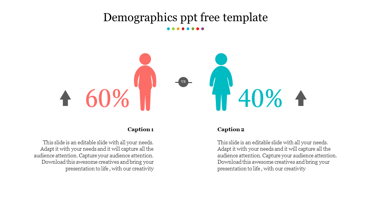 Grab dazzling Demographics PPT Free Template presentation