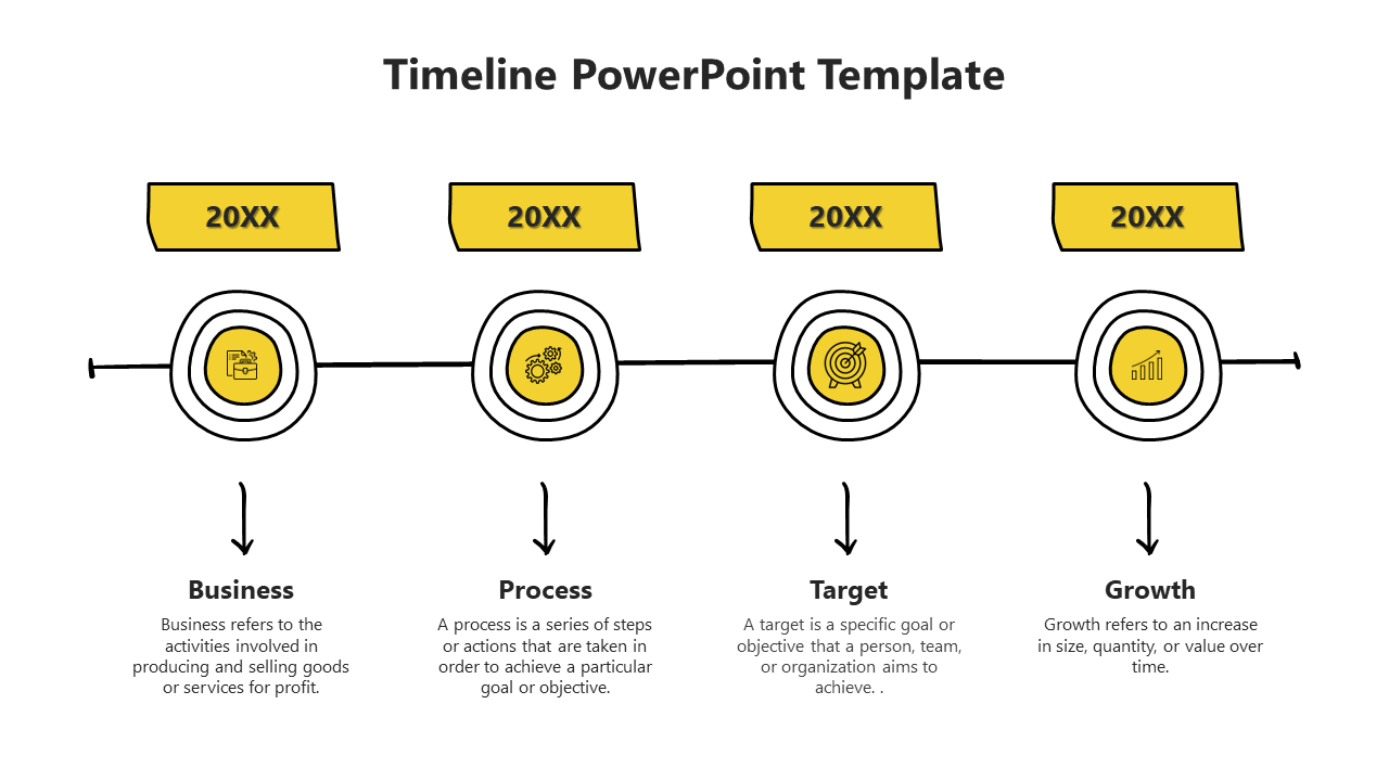 Free - Finest Timeline Process Flow PowerPoint And Google Slides