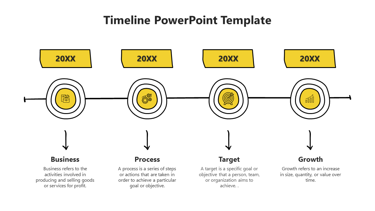 Finest Timeline Process Flow PowerPoint And Google Slides