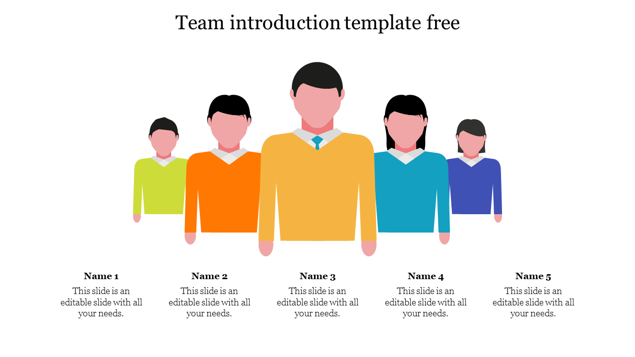 Team Introduction Video Template Free
