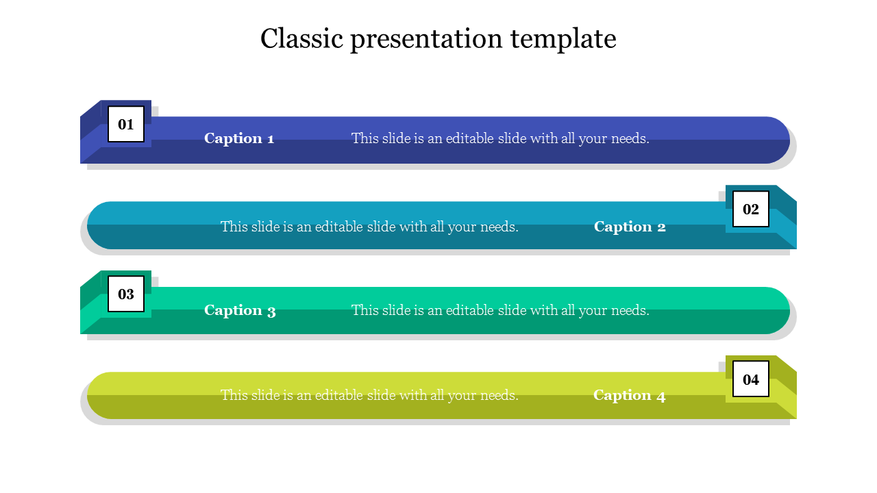 Amazing Classic Presentation Template Designs