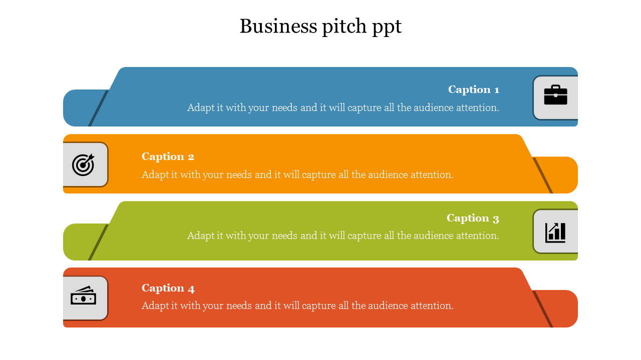 Editable Business Pitch PPT Template Presentations