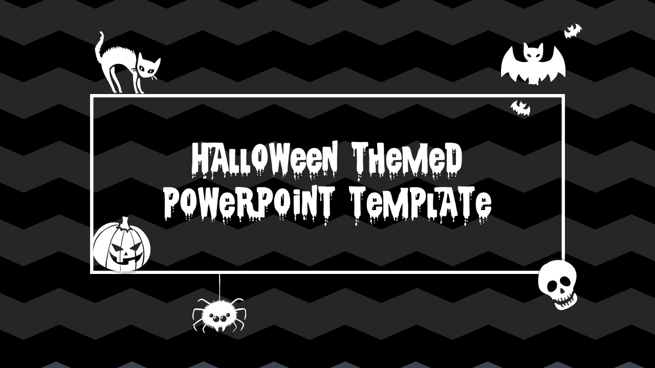 Superb Halloween Themed PowerPoint Template Presentation