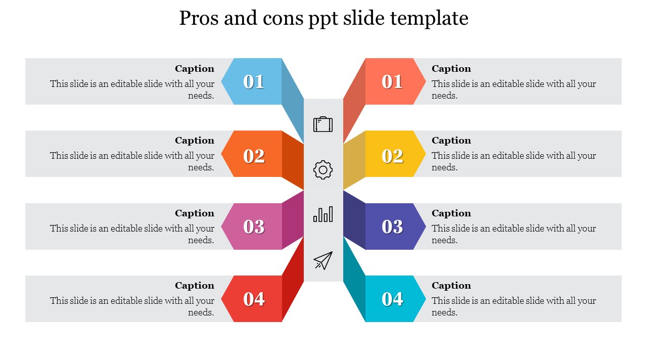 Horizontal infographic with four pairs of colored blocks, each labeled with numbers and caption areas.