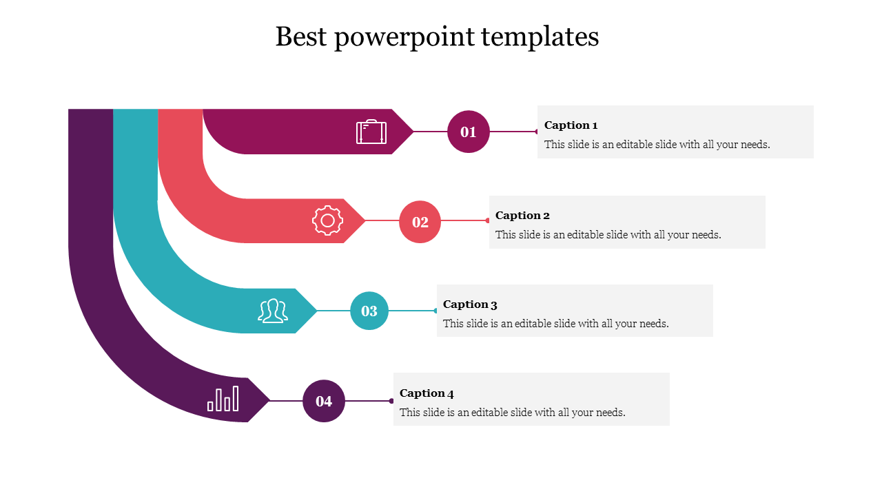 Best PowerPoint Templates With Arrow Design