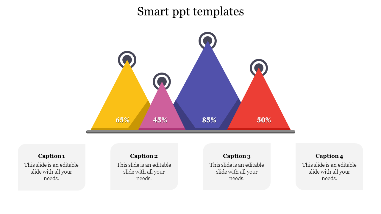 Our Predesigned Smart PPT Templates Free Download-4 Node