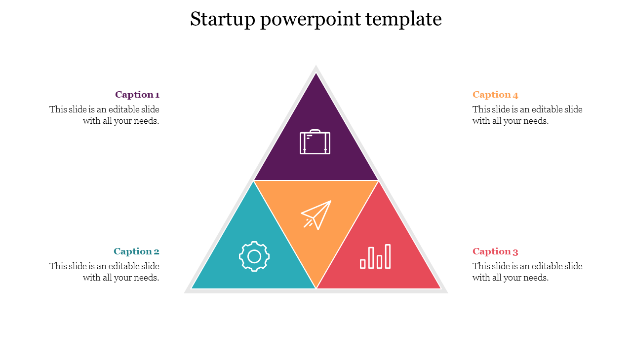 Creative Startup PowerPoint Template Free Slide Design