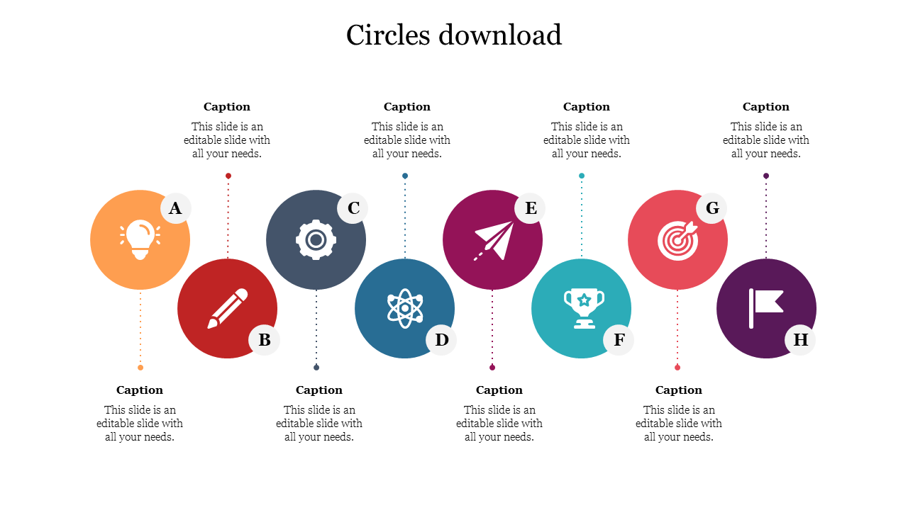 Multicolor Circles Download Slide Template Designs