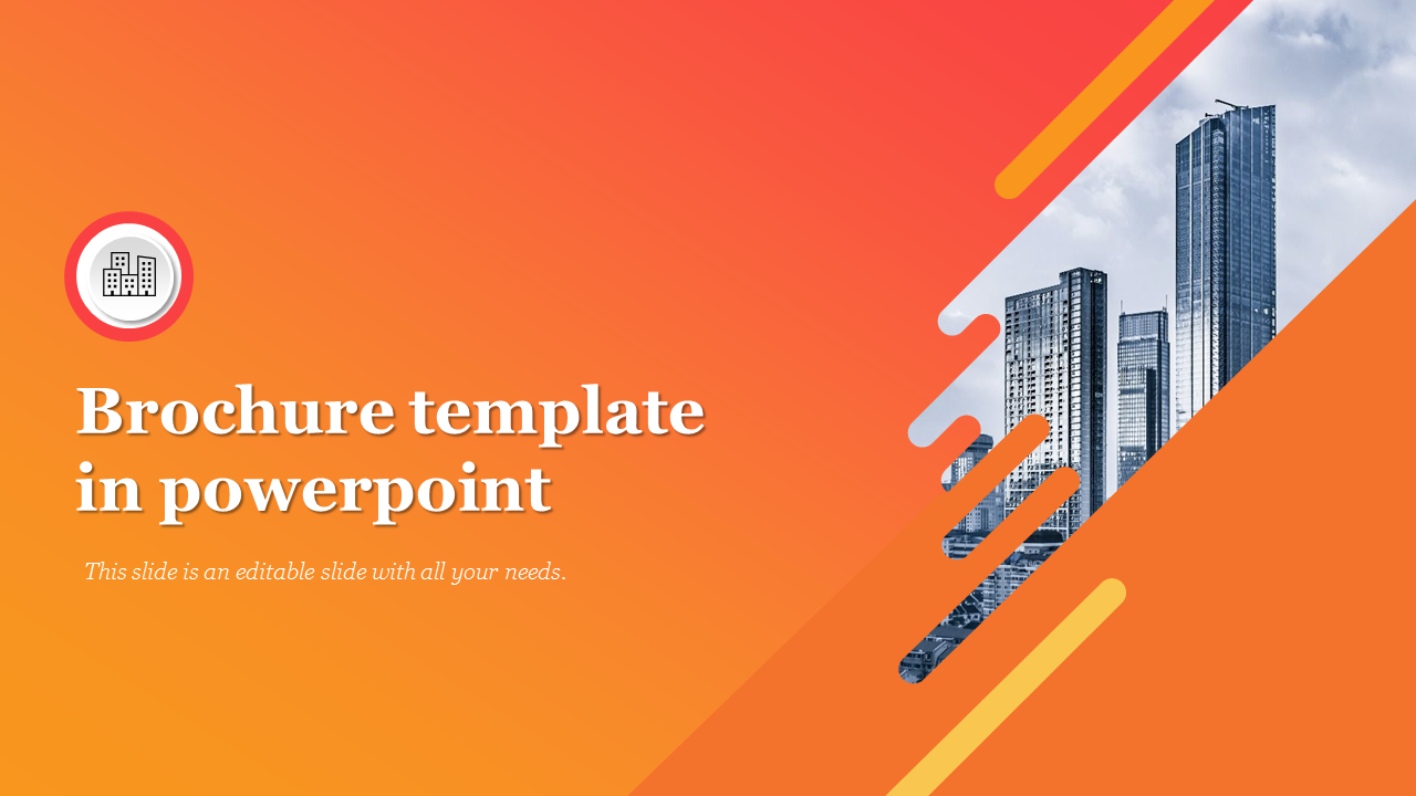 Wonderful Brochure Template In PowerPoint Presentation