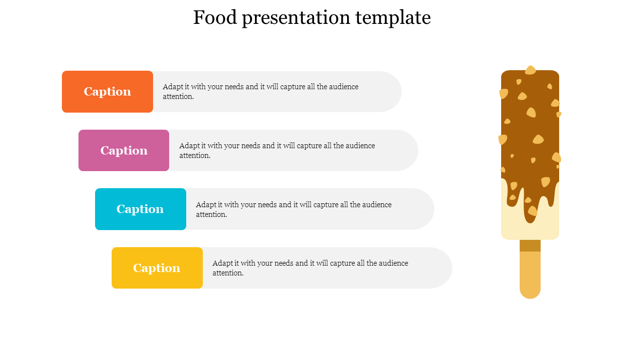 Grab fabulous Food Presentation Template Slide PowerPoint