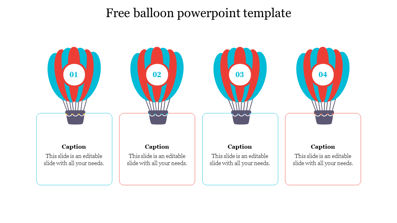 Download best Balloon PowerPoint Template Slide PPT