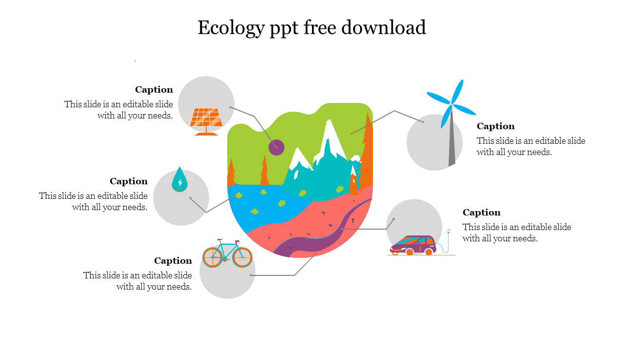 Download elegant Ecology PPT Free Download presentation