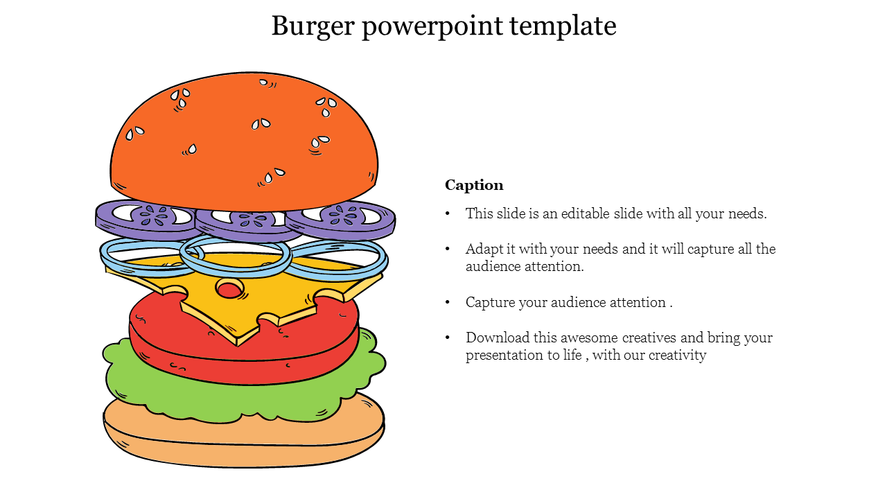 Burger PowerPoint Template & Google Slides Presentation