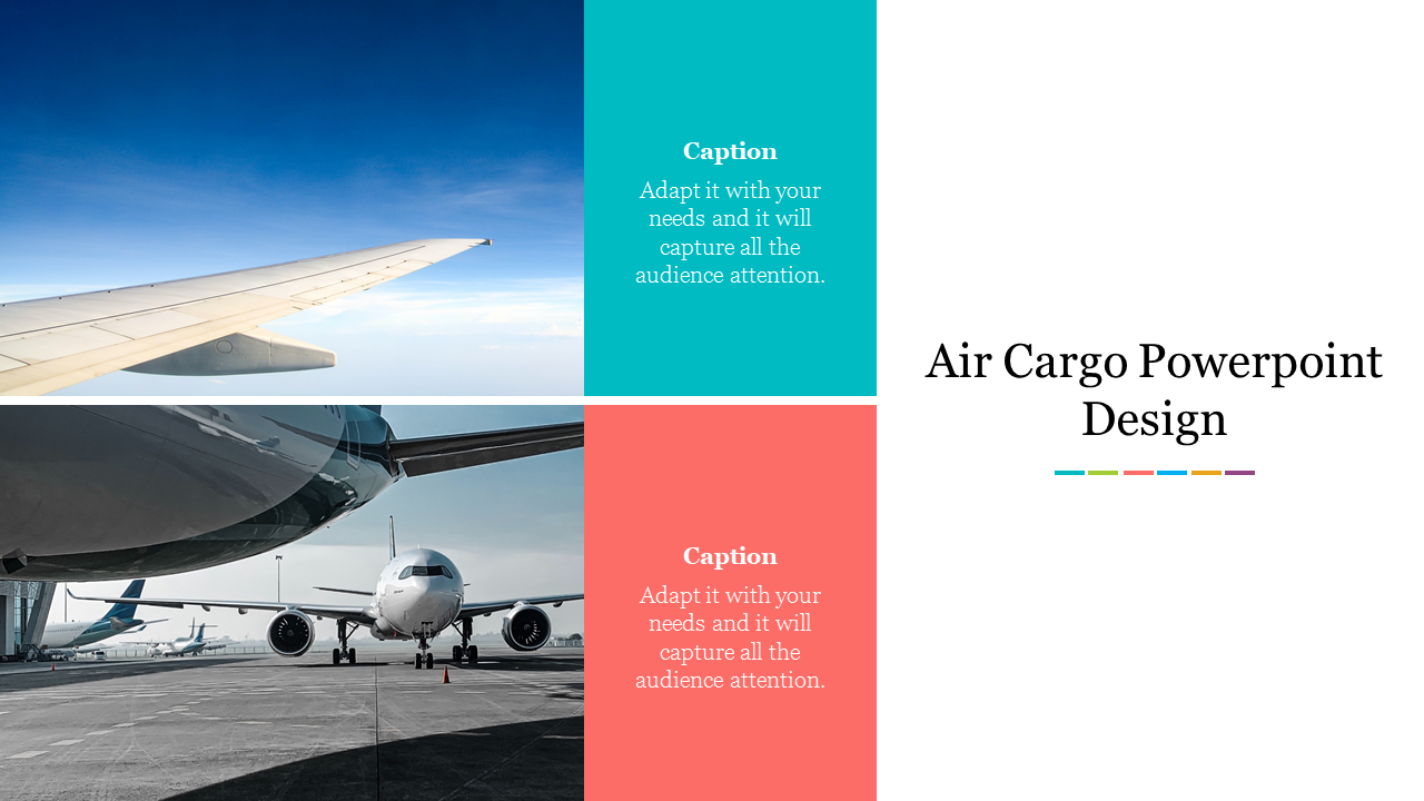 Air Cargo Powerpoint Design for presentation