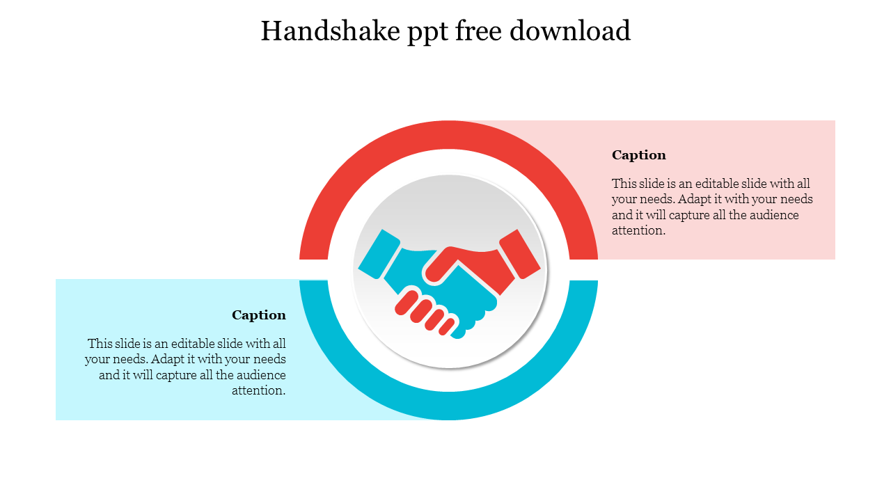 Grab yours Handshake PPT Free Download Presentation