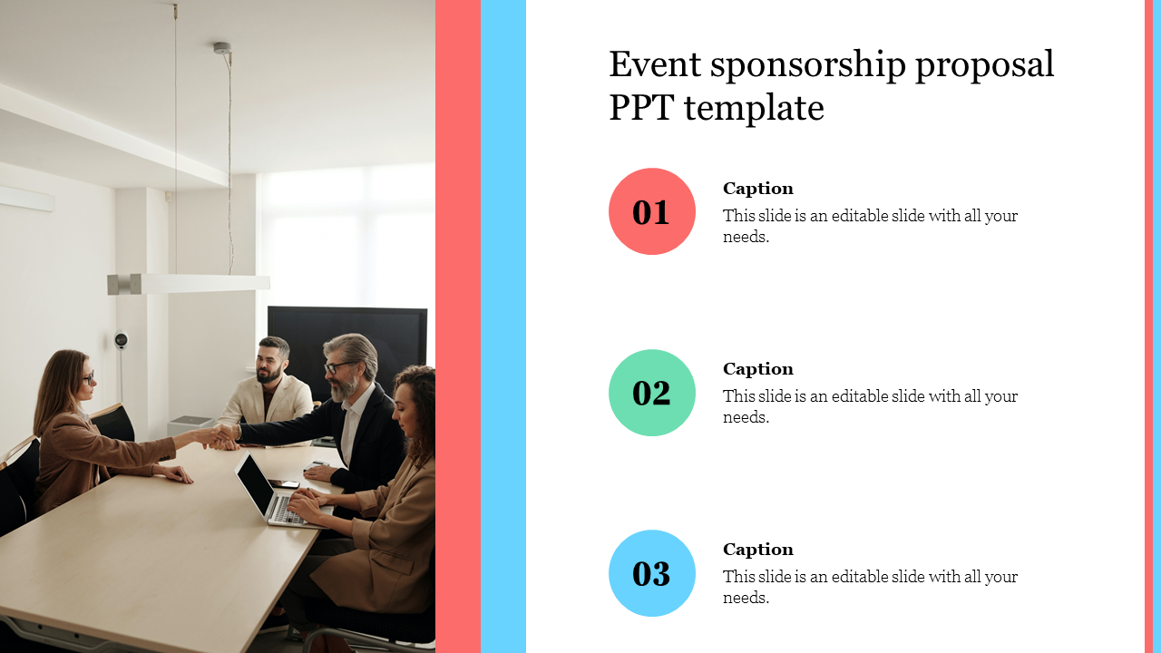 Creative Event sponsorship proposal PPT template