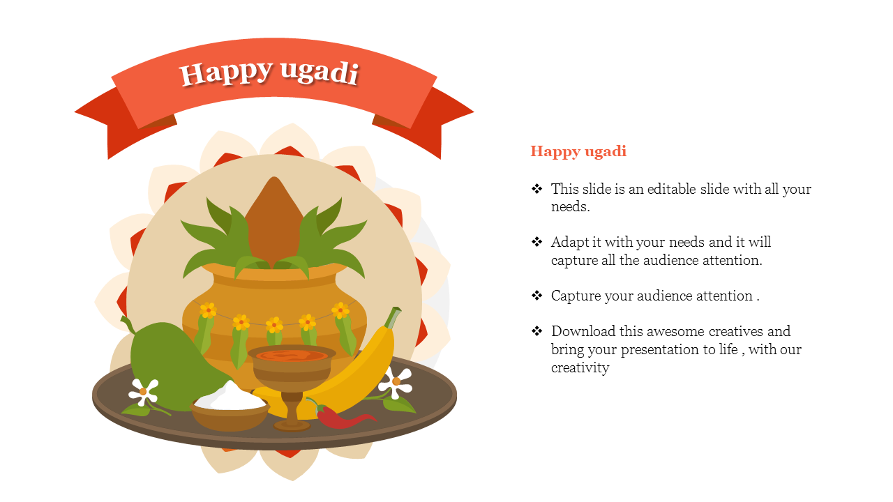 Attractive Happy Ugadi PowerPoint Presentation Template