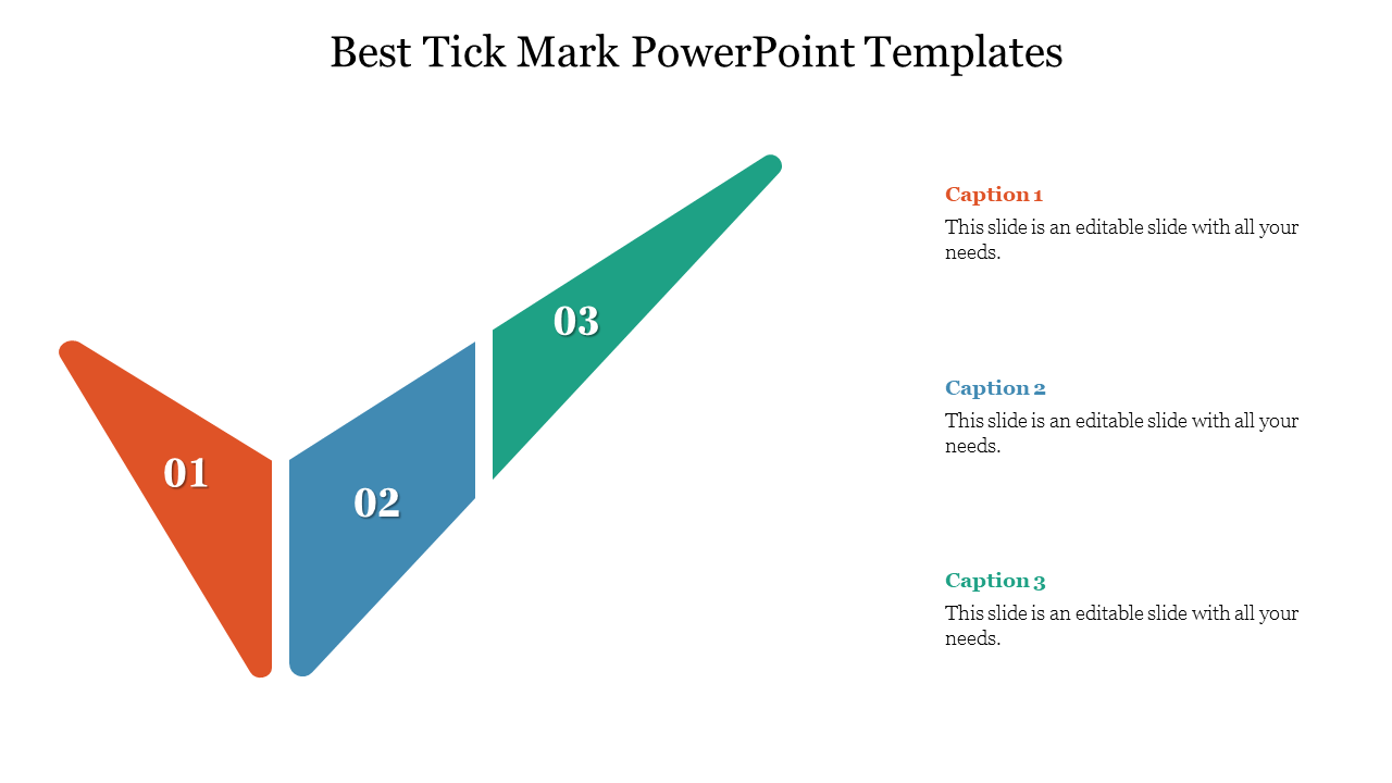 Amazing Best Tick Mark PowerPoint Templates Design