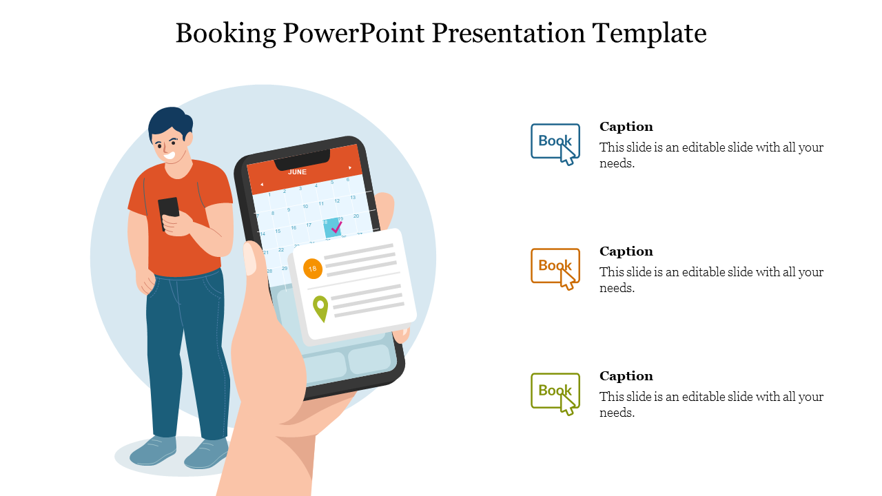 Creative Booking PowerPoint Presentation Template