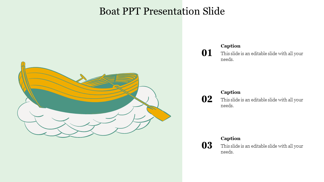 Boat PowerPoint Presentation Template and Google Slides