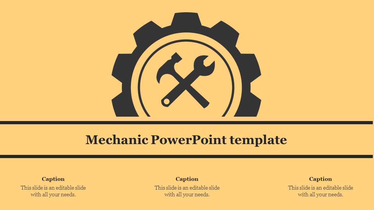 Mechanic PowerPoint Presentation Template and Google Slides