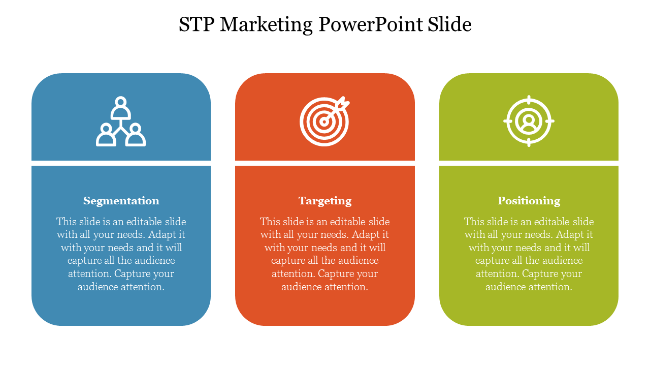 Editable STP Marketing PowerPoint Slide Presentation